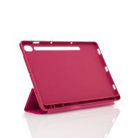 Чохол зі штучної шкіри SmartCover для планшета Samsung Galaxy Tab S9 / S9 FE / S10 FE малиновий
