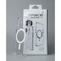 Чохол SPACE CASE з підтримкою MagSafe для телефону iPhone 17 Прозорий