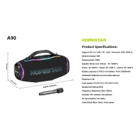 Колонка Bluetooth Hopestar A90 blue