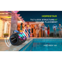 Колонка Bluetooth Hopestar PARTY BOX 168 black