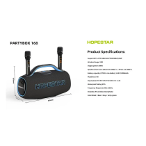 Колонка Bluetooth Hopestar PARTY BOX 168 gray