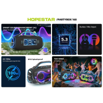 Колонка Bluetooth Hopestar PARTY BOX 168 green