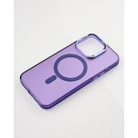 Полиуритановый чехол MagSafe "IMD Colors" для iPhone 11 фиолетовый