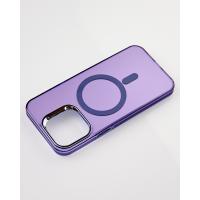 Полиуритановый чехол MagSafe "IMD Colors" для iPhone 11 фиолетовый