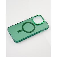Полиуритановый чехол MagSafe "IMD Colors" для iPhone 12 / iPhone 12 Pro зеленый