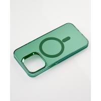 Полиуритановый чехол MagSafe "IMD Colors" для iPhone 12 / iPhone 12 Pro зеленый