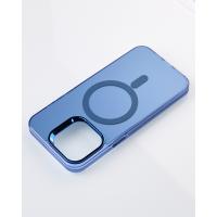 Полиуритановый чехол MagSafe "IMD Colors" для iPhone 11 синий