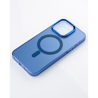 Полиуритановый чехол MagSafe "IMD Colors" для iPhone 11 синий