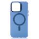 Полиуритановый чехол MagSafe "IMD Colors" для iPhone 14 Pro Max синий
