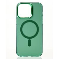 Полиуритановый чехол MagSafe "IMD Colors" для iPhone 12 / iPhone 12 Pro зеленый