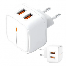 МЗП XO блок (2 USB / 2.4A) (L61) білий