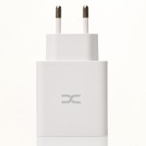 МЗП DC 2в1 блок (2 PD / 35W Fast Charger) + кабель (Type-C - Type-C 60W) (CA-D17) білий