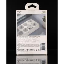 МЗП DC 2в1 блок (1 PD / 30W / GaN Technology) + кабель (Type-C - Type-C 60W) (CA-F06) білий