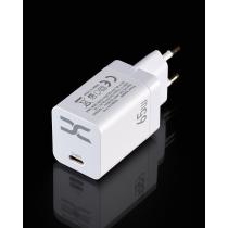 МЗП DC 2в1 блок (1 PD / 65W) + кабель (Type-C - Type-C 60W) (CA-F10) білий