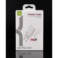 Сетевое зарядное устройство DC 2в1 Type-C PD/65W (CA-F10) белый