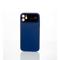 Силиконовый чехол CAMERA PROTECTION для iPhone 11 темно-синий
