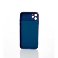 Силиконовый чехол CAMERA PROTECTION для iPhone 11 темно-синий