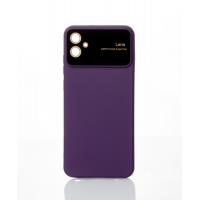 Силиконовый чехол CAMERA PROTECTION для Samsung A04e фиолетовый