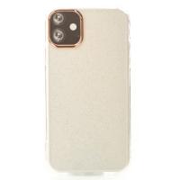 Силиконовый чехол DARK GLITTER для iPhone 12 / iPhone 12 Pro прозрачный