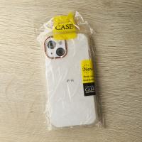 Силиконовый чехол DARK GLITTER для iPhone 15 Plus прозрачный