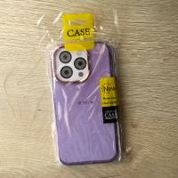 Силиконовый чехол DARK GLITTER для iPhone 15 Pro фиолетовый