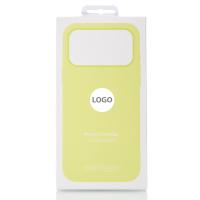 Силиконовый чехол Lux Colors с поддержкой MagSafe для iPhone 17 Pro Max (AI) Neon Yellow