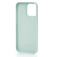 Силиконовый чехол Lux Colors с поддержкой MagSafe для iPhone 16 Pro Max (AI) Aquamarine