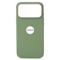 Силиконовый чехол Lux Colors с поддержкой MagSafe для iPhone 17 Pro Max (AI) Light Moss