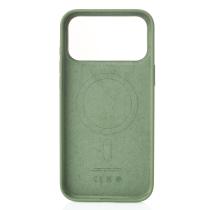 Силиконовый чехол Lux Colors с поддержкой MagSafe для iPhone 17 Pro Max (AI) Light Moss