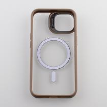 Силіконовий чохол MagSafe CAMERA GLASS PROTECTION для телефону iPhone 11 Pro Max сірий