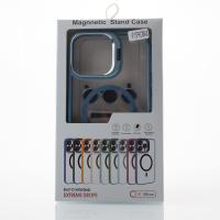 Силиконовый чехол MagSafe CAMERA GLASS PROTECTION для iPhone 13 Pro Max черный