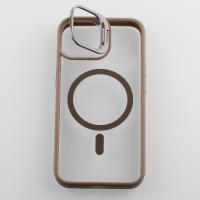 Силіконовий чохол MagSafe CAMERA GLASS PROTECTION для телефону iPhone 14 сірий