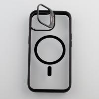Силиконовый чехол MagSafe CAMERA GLASS PROTECTION для iPhone 14 черный