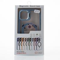 Силиконовый чехол MagSafe CAMERA GLASS PROTECTION для iPhone 11 серый