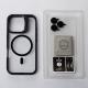Силіконовий чохол MagSafe CAMERA GLASS PROTECTION для телефону iPhone 16 Plus чорний