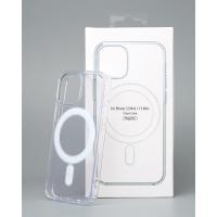 Силіконовий чохол MagSafe CLEAR для телефону iPhone 12 mini/13 mini прозорий