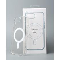 Силиконовый чехол MagSafe CLEAR для iPhone 16E / iPhone 17E Прозрачный