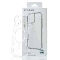 Силіконовий чохол MagSafe CLEAR для iPhone 17 Прозорий