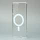 Силиконовый чехол MagSafe CLEAR для Samsung S22 Ultra прозрачный