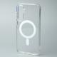Силиконовый чехол MagSafe CLEAR для Samsung S23 FE прозрачный