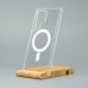 Силиконовый чехол MagSafe CLEAR для Samsung S23 Ultra прозрачный