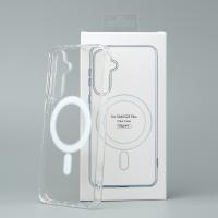 Силіконовий чохол MagSafe CLEAR для Samsung S25 Plus прозорий