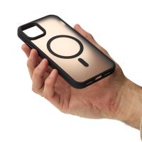 Силиконовый чехол MagSafe MATTE для iPhone 11 черный