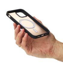 Силиконовый чехол MATTE с поддержкой MagSafe для iPhone 11 classic black