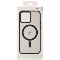 Силиконовый чехол MATTE с поддержкой MagSafe для iPhone 11 classic black
