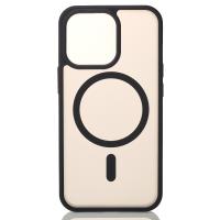 Силіконовий чохол MagSafe MATTE для iPhone 13 Pro Max чорний