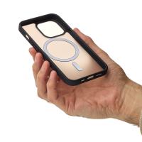 Силіконовий чохол MagSafe MATTE для iPhone 13 Pro Max чорний