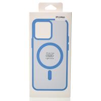 Силиконовый чехол MagSafe MATTE для iPhone 13 Pro фиалковый