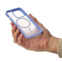 Силиконовый чехол MagSafe MATTE для iPhone 13 Pro фиалковый