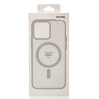 Силиконовый чехол MagSafe MATTE для iPhone 13 Pro серый